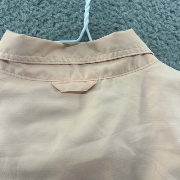 Mens Fishing Shirt Habit Vented Light Weight Solar Protection UV Size XL Peach - Picture 9 of 9